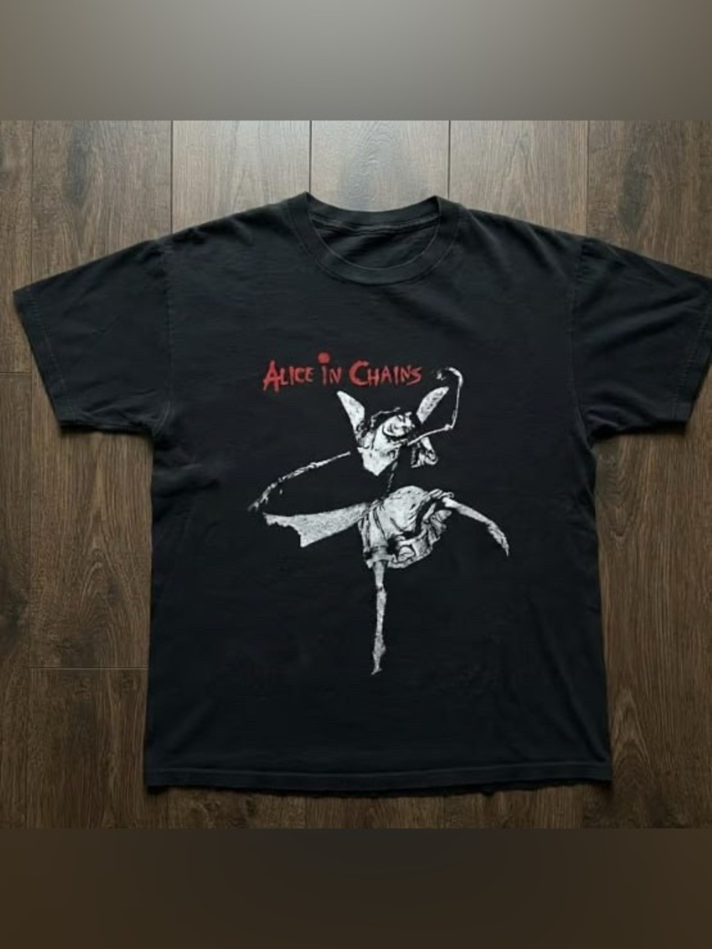 Black Graphic Band T-Shirt